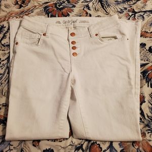 Girls White Jeans - Size 12